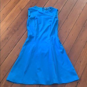 Halston Heritage cobalt blue fit and flare dress